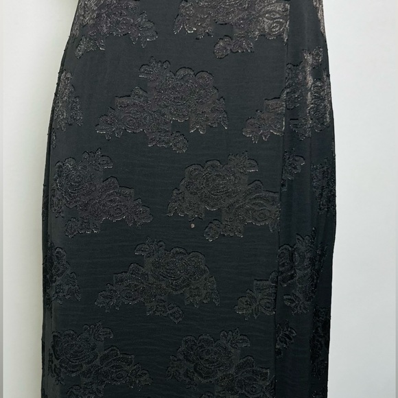 Lulus Lovely Affair Black Floral Burnout Sleeveless Maxi Dress Size Small NWOT - Picture 14 of 14